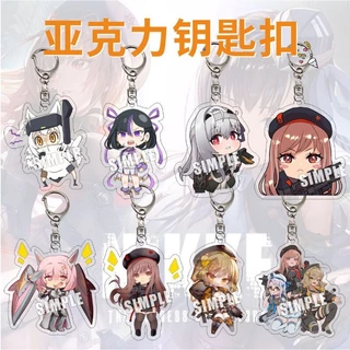 Móc khóa NIKKE The Goddess of Victory Anime Keychain Marian Anis Neon Acrylic Key Chain Man Kawaii