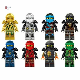 【Đồ chơi galore】8stk Ninjago xe máy bộ Minifigures Ninja Mini Con số khối Đồ chơi phù hợp với LEGO mới