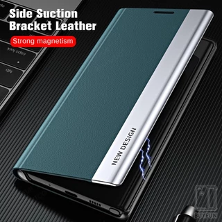 Luxury Case Magnetic Leather Flip Cover For Samsung Galaxy S24 Ultra S23 Fe A15 A05 A05s A35 A25 4G 5G