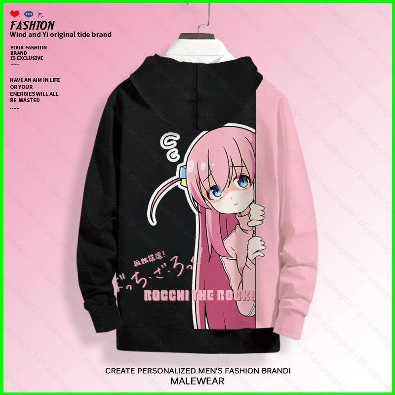 Áo hoodie Tay Dài Hóa Trang Nhân Vật anime bocchi the rock 3d Thời Trang Cho Nữ