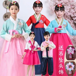 Trang Phục Truyền Thống hanbok Phong Cách Hàn Quốc Dành Cho Bé Gái