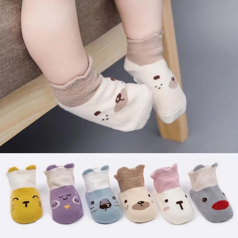 Hoạt Hình Vớ cotton Mềm Mại Thoáng Khí Hình Động Vật Đáng Yêu Cho Bé