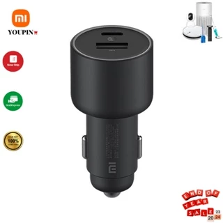 Tẩu sạc ô tô xe hơi Xiaomi 1A1C 100W CC07ZM Tẩu sạc ô tô 2 cổng USB 37W CC06ZM - Bảo hành 3 tháng - Shop Mi YouPin Mall