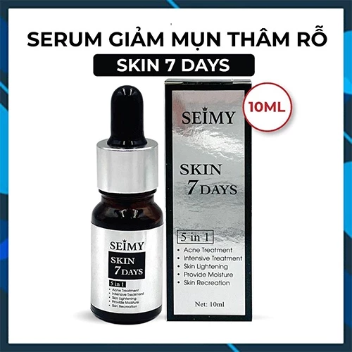 Serum giảm mụn thâm rỗ Seimy - Skin 7 Days