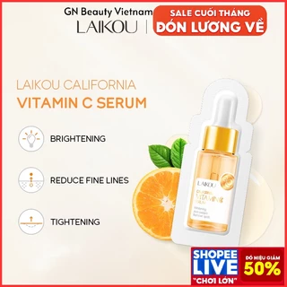 Combo 10 Serum vitamin C 1.5m lLAIKOU loại bỏ đốm đen chống oxy hóa dưỡng trắng và làm sáng tông màu da