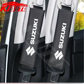 Set 1 / 2 Đệm Bọc Dây Đai An Toàn Xe Hơi suzuki swift xl7 vitara jimny sx4 Scross presso ciaz ertiga celerio Bằng Da