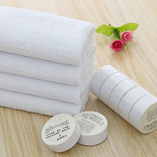 Khăn tắm nén du lịch bằng cotton dùng một lần , Khăn Đa Năng Tự Nhiên Thấm Nước Tốt-SU888