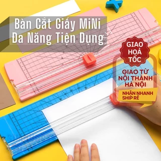 Bàn Cắt Giấy Mini Khổ A3/A4/A5 Tiện Dụng Cắt Được Giấy 300gsm Có Sẵn Lưỡi Dao