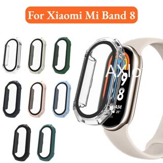 Ốp Kính Cường Lực + Ốp Bảo Vệ Toàn Màn Hình Cho xiaomi mi band 8 / 8 nfc