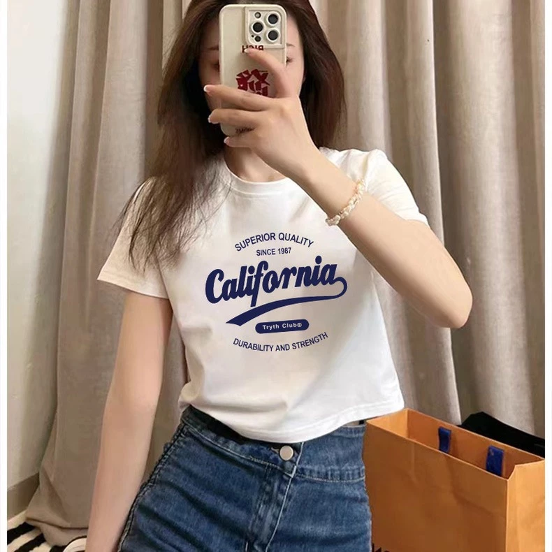 Áo thun nữ croptop baby tee cotton 100% cao cấp tiêu chuẩn xuất khẩu GUGUNO