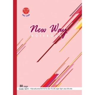 HẢI TIẾN Vở kẻ ngang Hải Tiến - Newway (80, 120, 200 trang)