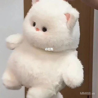 Hàng sẵn có Mèo sang trọng Meow It Cub Mèo trắng dễ thương Búp bê siêu mềm Meow It Sister Đồ chơi sang trọng Búp bê siêu dễ thương cho bé gái Quà tặng sinh nhật