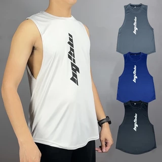 Áo ba lỗ nam TANKTOP chất thun lạnh form rộng tập GYM thể hình xẻ tà VN116C