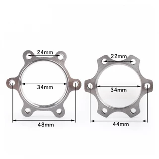 Trục Đĩa Phanh Xe Đạp Bằng Nhôm cnc Màu Bạc