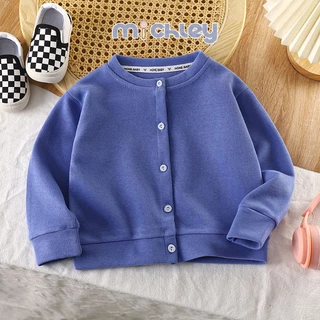 Áo Khoác Cardigan Mỏng Thời Trang Mùa Thu Hàng Mới Dành Cho Bé Trai Và Bé Gái