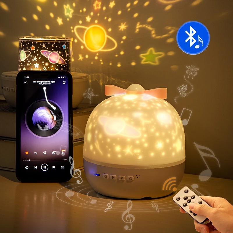 [Hàng Sẵn] Đèn Ngủ Chiếu Sao Vũ Trụ, Cổ Tích, Đại Dương, Sinh Nhật, Giáng Sinh - Đèn LED 3D Xoay Tự Động Lãng Mạn