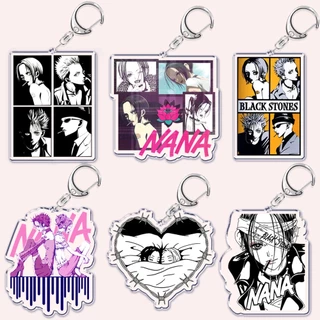 Móc khoá Nana Anime Keychain for Accessories Bag Best Friends Black Stones Komatsu Osaki Phụ kiện trang trí chibi cute