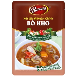 Gia vị hoàn chỉnh Bò kho Barona 80g (Gói)