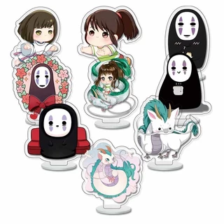 Mô hình Standee Vô Diện Spirited Away TOTORO Ogino Chihiro Anime Manga Nhật Bản Phụ Kiện Trang Trí Túi xách Balo