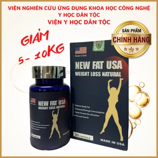 |freeship| New Fat USA Lọ 30 Viên Nhập Khẩu Từ Mỹ  Giành cho cơ địa cực khó giảm Cân Tặng Kèm Detox