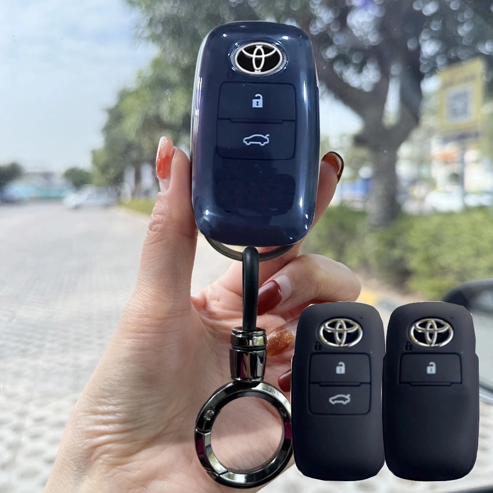 Vỏ Bảo Vệ Chìa Khóa Điều Khiển Từ Xa Cho Xe Hơi toyota vios 2023 yaris ativ avanza Veoz raize Ốp