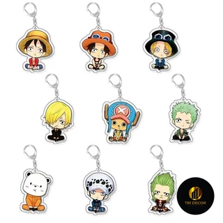 
Anime One Piece ngoại vi acrylic móc khóa mặt dây chuyền Luffy Joe Barrow Zoro Ace Sanji Sabo