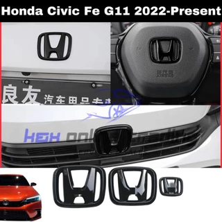Logo Trang Trí Vô Lăng Xe Hơi Honda civic fe g11 2022-2023 Ốp
