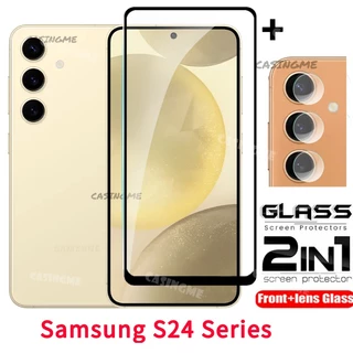 Kính Cường Lực Bảo Vệ Camera 2 Trong 1 Samsung S24 S24 + 2024 Samsung Galaxy S24 S24Plus S 24 24S SamsungS24 + S24 + Ultra