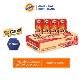 Sữa Ovaltine Thức uống lúa mạch hương vị sô-cô-la Thùng 48 hộp (110ml x 48)