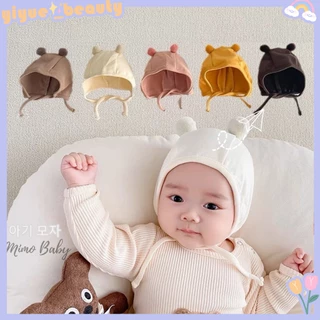 Mũ cục bông cho bé hàng QC ( 0-12m) HB