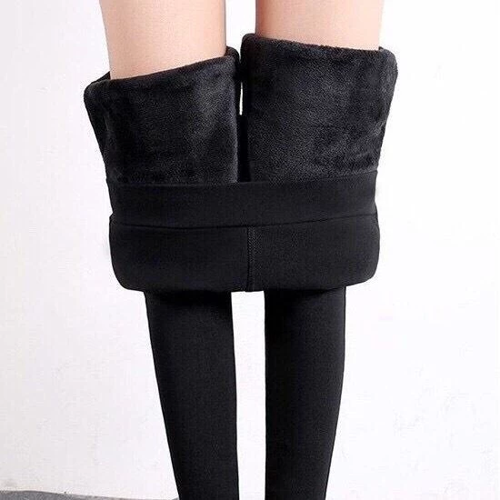 Quần legging nỉ lót lông giữ nhiệt nữ cạp cao hàng loại 1 đẹp