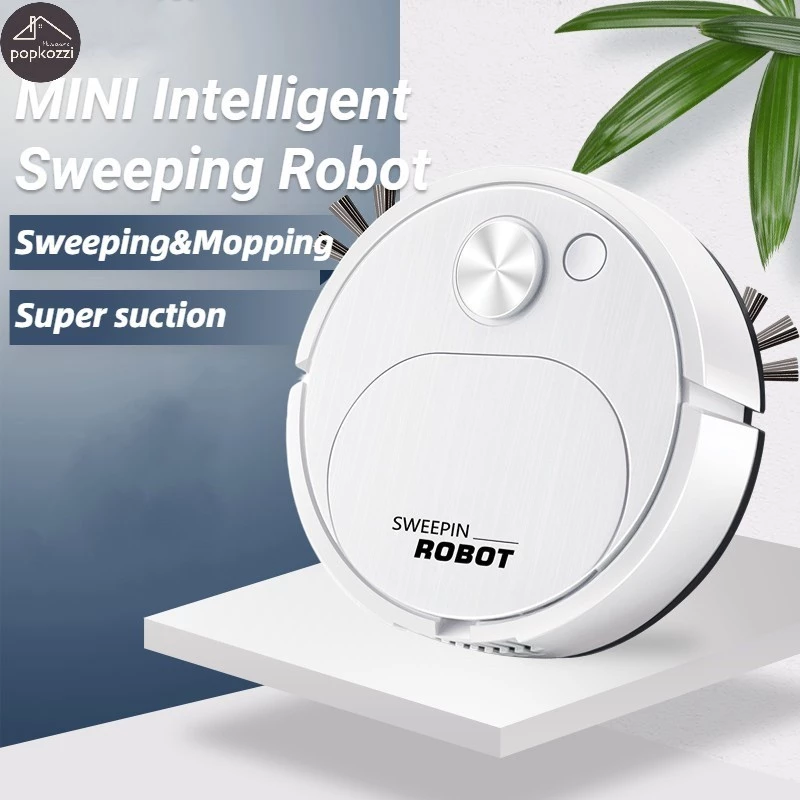 PopKozzi Robot Hút Bụi MINI Có Thể Sạc Lại Bằng Cổng USB Tiện Dụng Và Bền