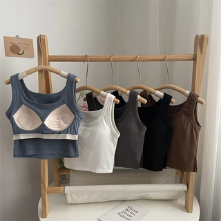 Áo tank top Thể Thao Có Mút Đệm Ngực Thiết Kế Mỏng Năng Động Thời Trang Dành Cho Nữ