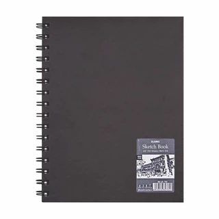 Sổ vẽ phác thảo A5 MS762 tập lò xo giấy dày vẽ màu nước Tập Klong giấy trơn Sketch Book 50 tờ 150gsm