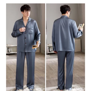 Bồ đồ Pijama lụa cao cấp mát mịn thấm hút khử mùi T112