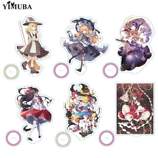 Mô hình Standee Anime Game Touhou Project Hakurei Reimu Elly để bàn tượng nhựa acrylic trong suốt