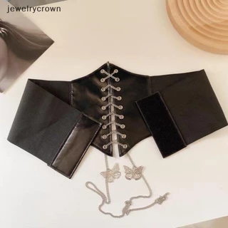 [Trang Sức Crown] Áo Nịt Ngực corset Dây Xích Cong Ôm Dáng Hình Bướm Phong Cách gothic Quyến Rũ Cho Nữ