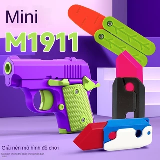 Mô Hình Đồ Chơi Dao Và Bức Xạ mini 3d m1911