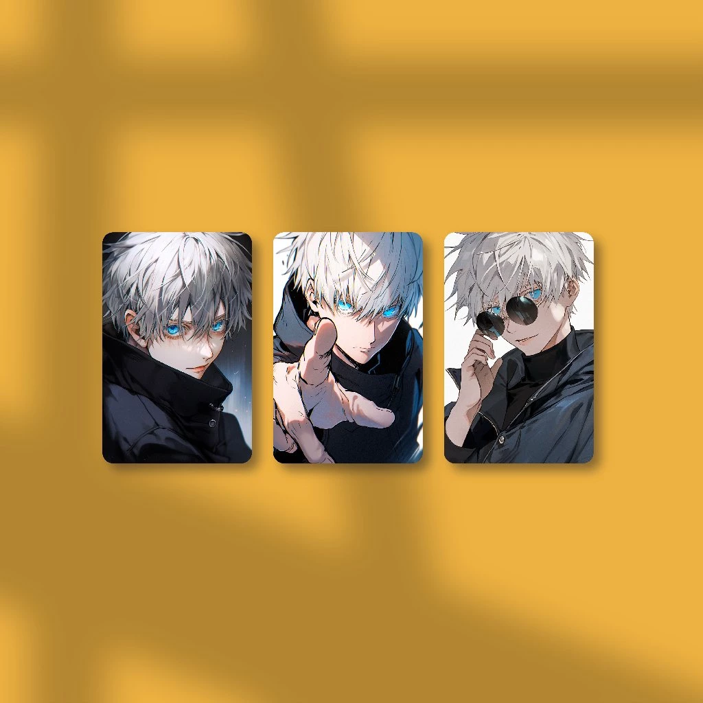 FREESHIP ⭐️ Card Bo Góc Nhân Vật Gojo Satoru Trong Phim Jujutsu Kaisen | Photocard Anime