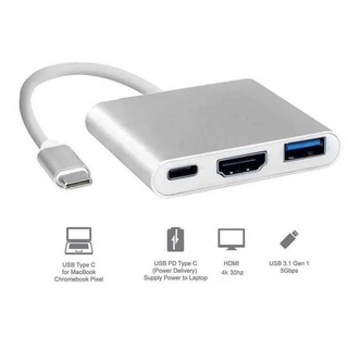 Usb Type-C To USB-C 4K HDMI USB 3.0, 3 trong 1,  MHL Cáp Typec to HDMI