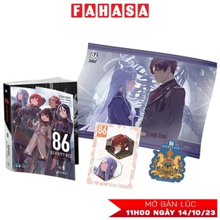 Sách 86-EIGHTY SIX - Ep.9 - Bản Giới Hạn - Tặng Kèm Quốc Huy Nam Châm + Set Bookmark Nam Châm + Tapestry A1