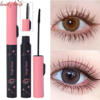 Mascara tự nhiên uốn cong lâu trôi Gegebear / Mascara đầu mịn Hàn Quốc có lược / Kéo dài lông mi Mỹ phẩm trang điểm / Mascara dày chống mồ hôi chống thấm nước