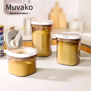 Muvako Hộp Đựng Sữa Bột Không bpa Bằng Nhựa Có Thể Tái Sử Dụng