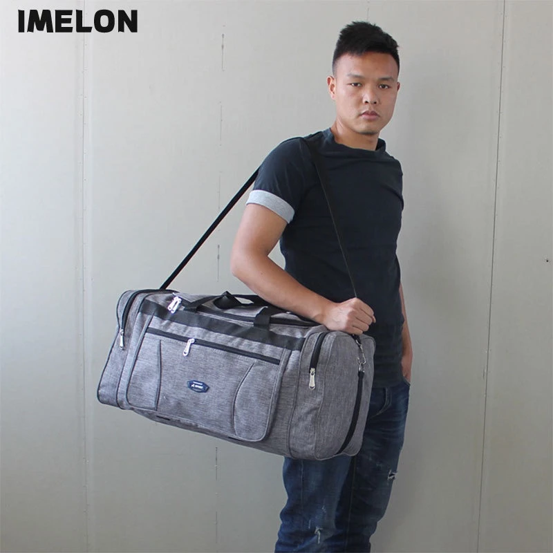 Imelon Vali Du Lịch Vải oxford Cỡ Lớn Siêu Nhẹ Chống Thấm Nước Gấp Gọn Tiện Dụng Cho Nam