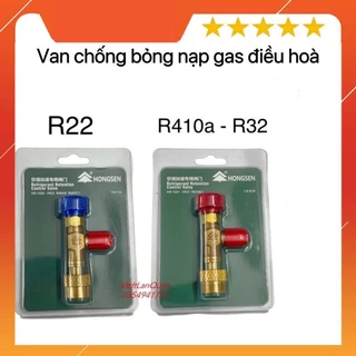 Van khóa gas chống bỏng R22 - R410A Hongsen [Hàng xịn tốt ]Van chống bỏng Gas R410 - R22 Loại XỊN