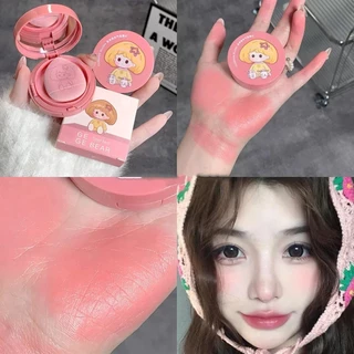 Phấn Má Hồng Air Cushion Trang Điểm Tự Nhiên Làm Sáng Da Kèm Mút Tán