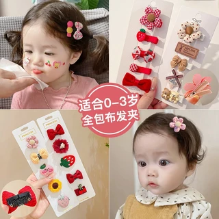 Set 5 Kẹp Tóc Nơ Dễ Thương Cho Bé Gái