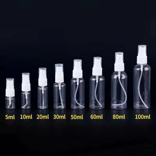 Chai chiết mỹ phẩm chai xịt phun sương lọ chiết dung dịch rửa tay 5ml 10ml 20ml 30ml 50ml 60ml 80ml 100ml-SINGU