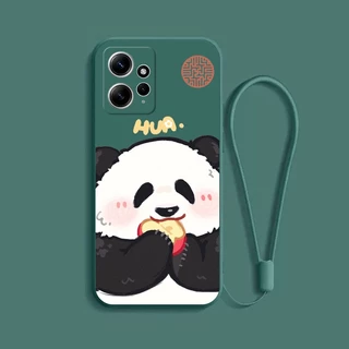 Ốp lưng xiaomi Redmi note 12 4G 5G Ốp Điện Thoại Dẻo Họa Tiết Hoạt Hình Gấu Trúc Dễ Thương Chống Sốc Cho