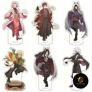 Mô hình Standee NARUTO ver ÁO CHOÀNG tượng anime tượng mica trưng bày